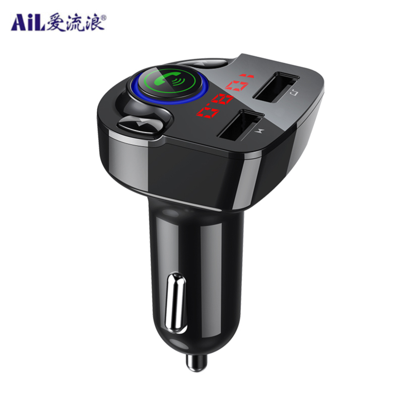 Radio MP3 player car bluetooth fm transmitter with Car dual USB Charger 