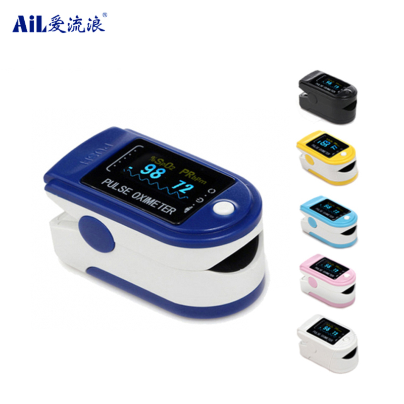 OLED plus oximeter Adult oximeter CE Yellow, blue, fingertip pulse oximeter 