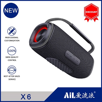 X6   waterproof  portable Bluetooth speaker