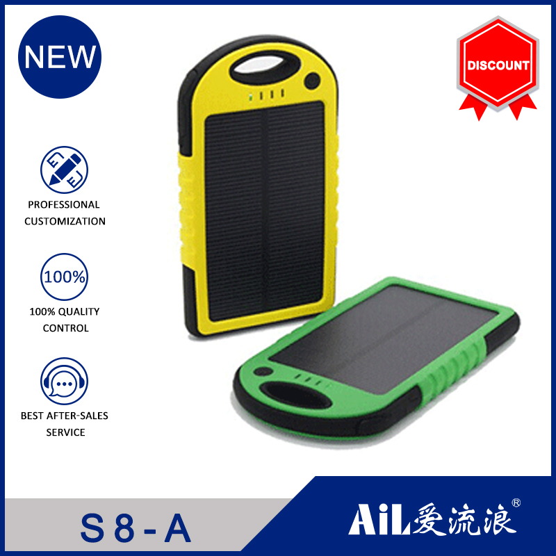 S8-A solar mobile power band LED