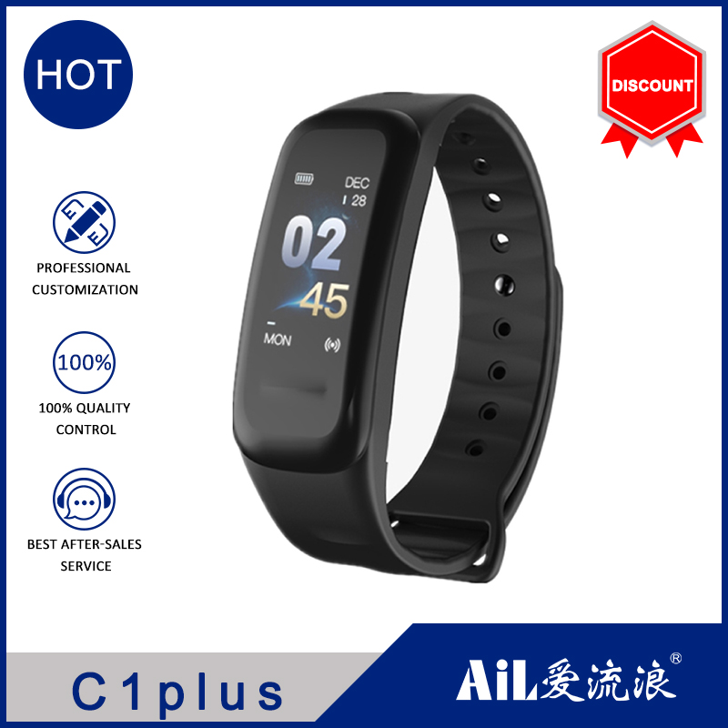 C1 Plus Smart Bracelet Color Screen Blood Pressure Fitness 