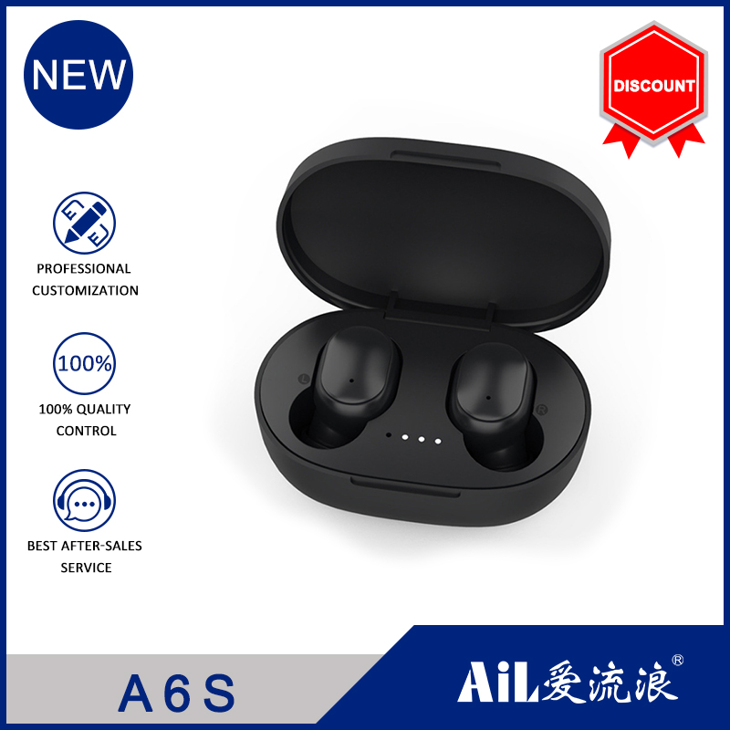 A6S tws earphone wholesale dual drive sport in-ear mini true wireless