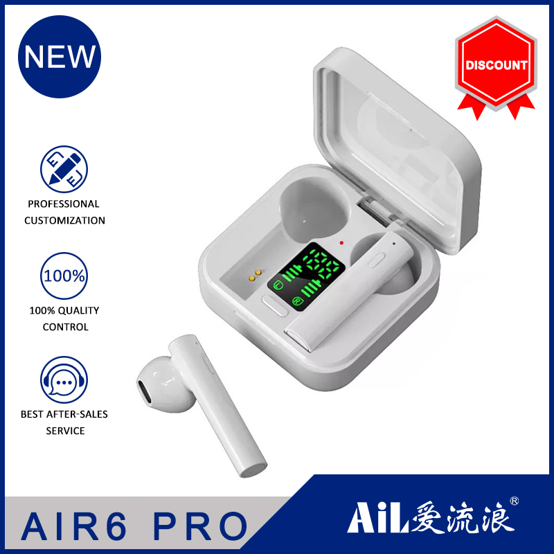 air6 Pro Wireless headset air6 Pro BT wireless binaural earphone TWS headset