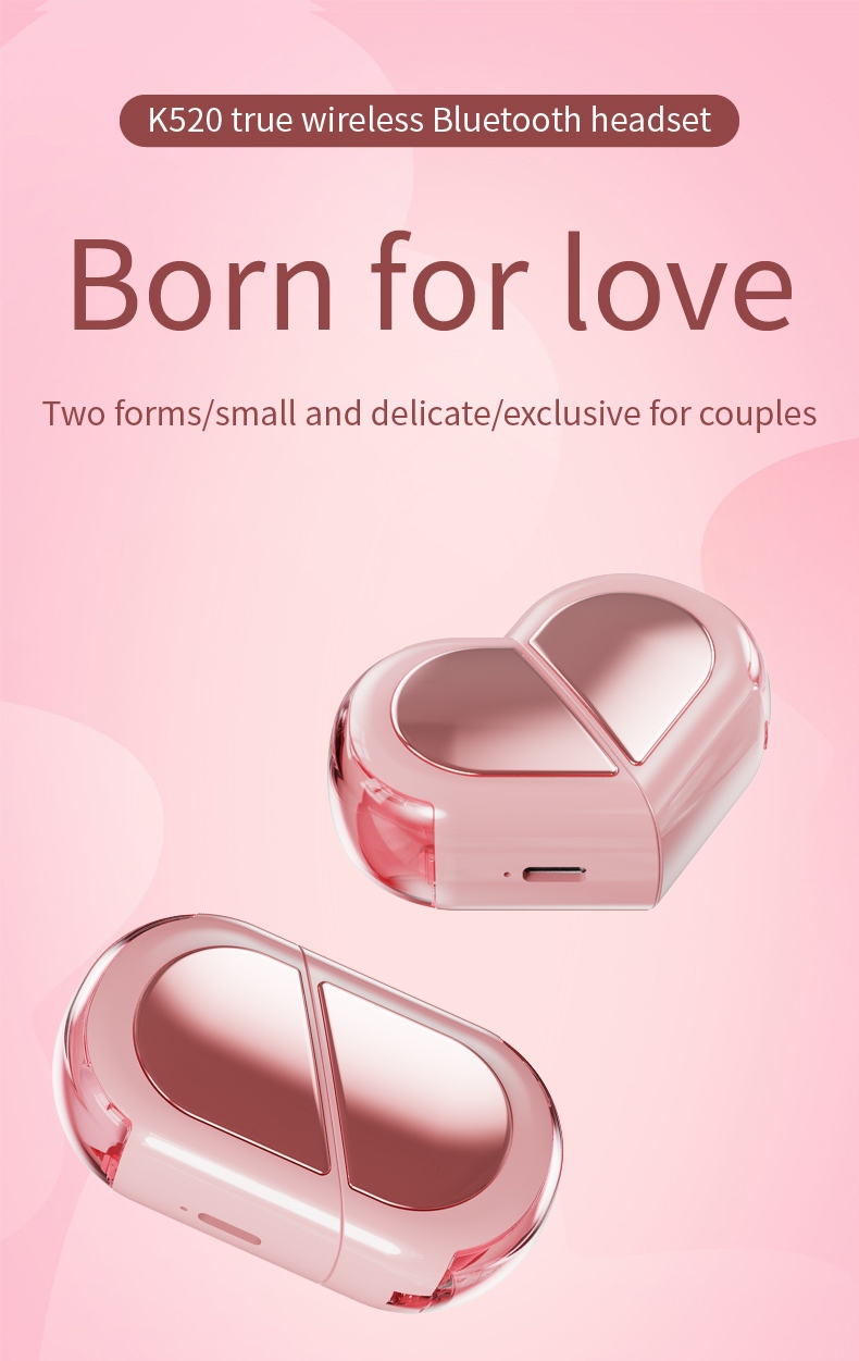 TWS wireless Bluetooth earphones born for love