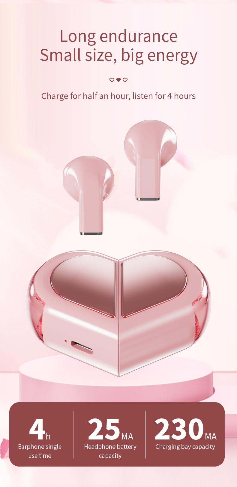 small size TWS wireless Bluetooth earphones