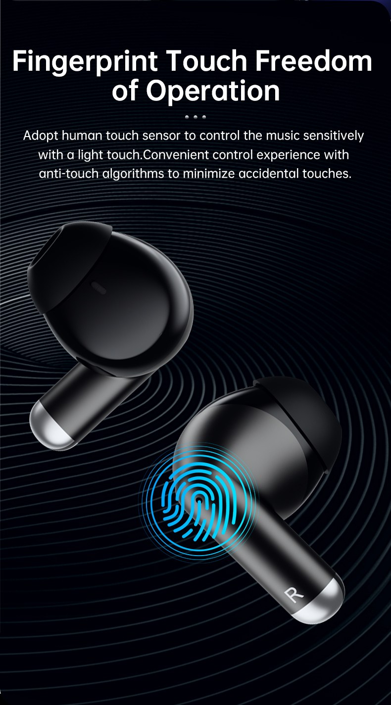 touch freedom wireless earphones