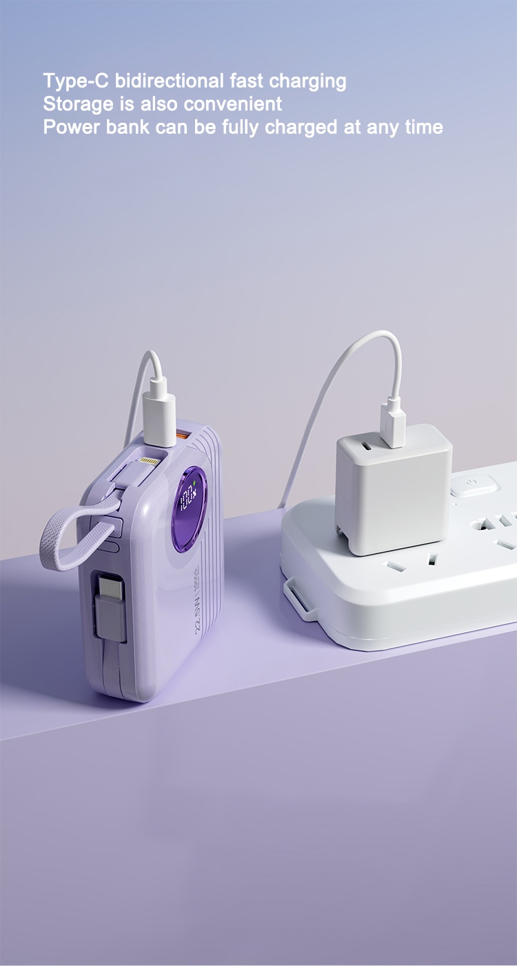 Type-C ports in mobile power banks