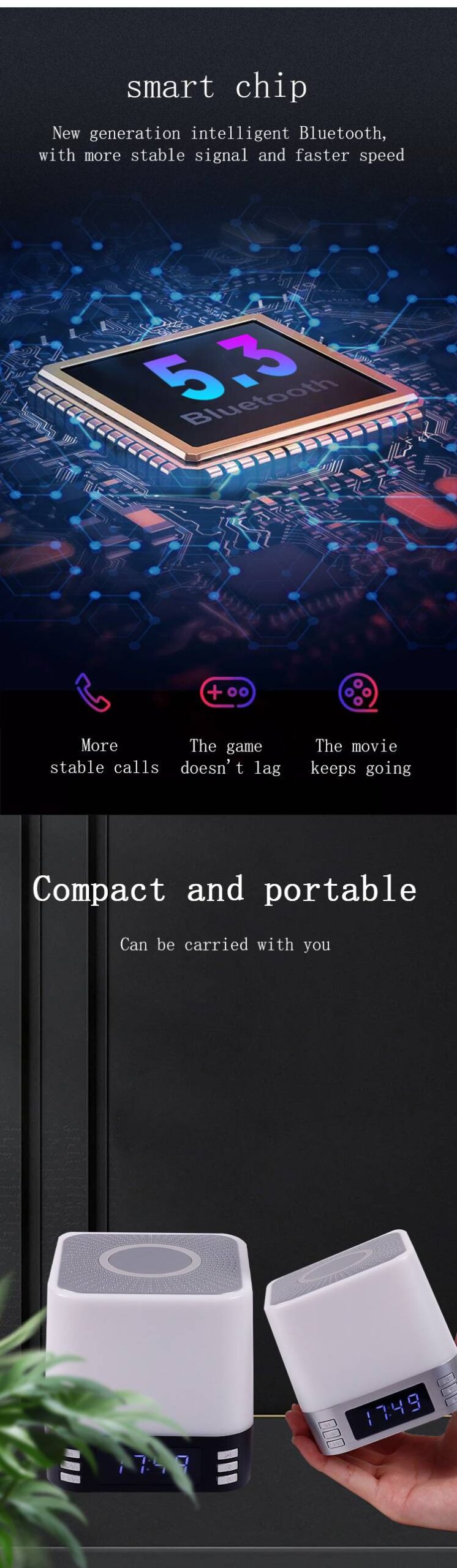 smart chip in Bluetooth speaker