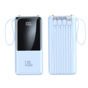 Hanging Rope with Built-in Power Cord, Compact and Portable Power Bank