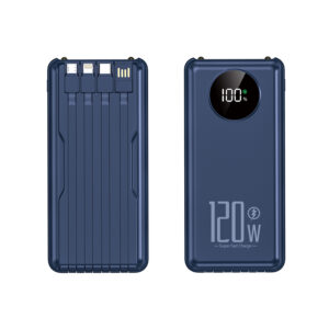 Large Capacity, Compact, Portable, with Built-in Power Cord, Portable Power Bank