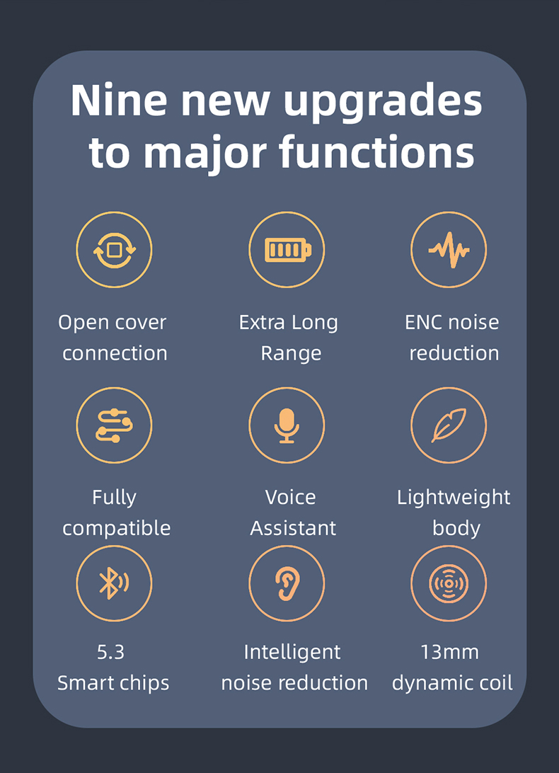 In-ear sports Bluetooth earphones functions