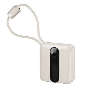 New Mini Power Bank with Fast Charging and Cable