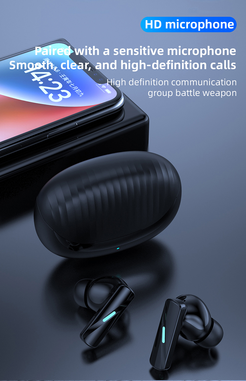 HD microphone sports Bluetooth earphones