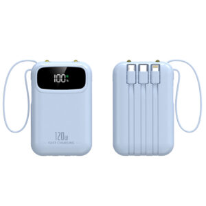 Power Bank Fast Charging with Cable Mini and Compact