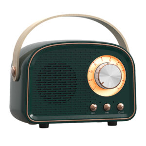 Retro Wood Grain Bluetooth Speaker, Radio, Mini Wireless Card Insertion Small Speaker