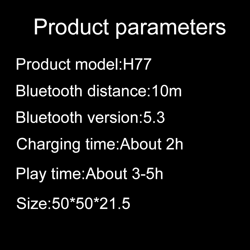 semi-in-ear earphone parameters