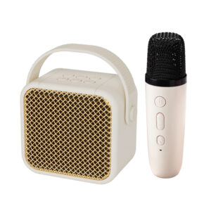 Integrated Microphone and Speaker, Wireless Microphone, Karaoke, Bluetooth Speaker
