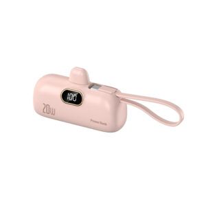 Mini Self-Contained Cable Capsule Power Bank