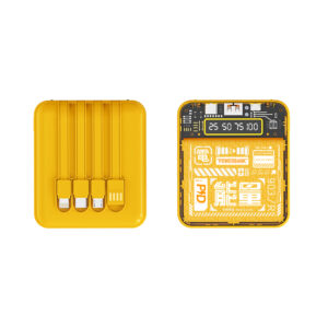 New Transparent Mecha Style Built-in Cable Power Bank