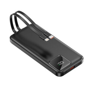 New Large Capacity 20000mAh Self Wired Mobile Power Bank