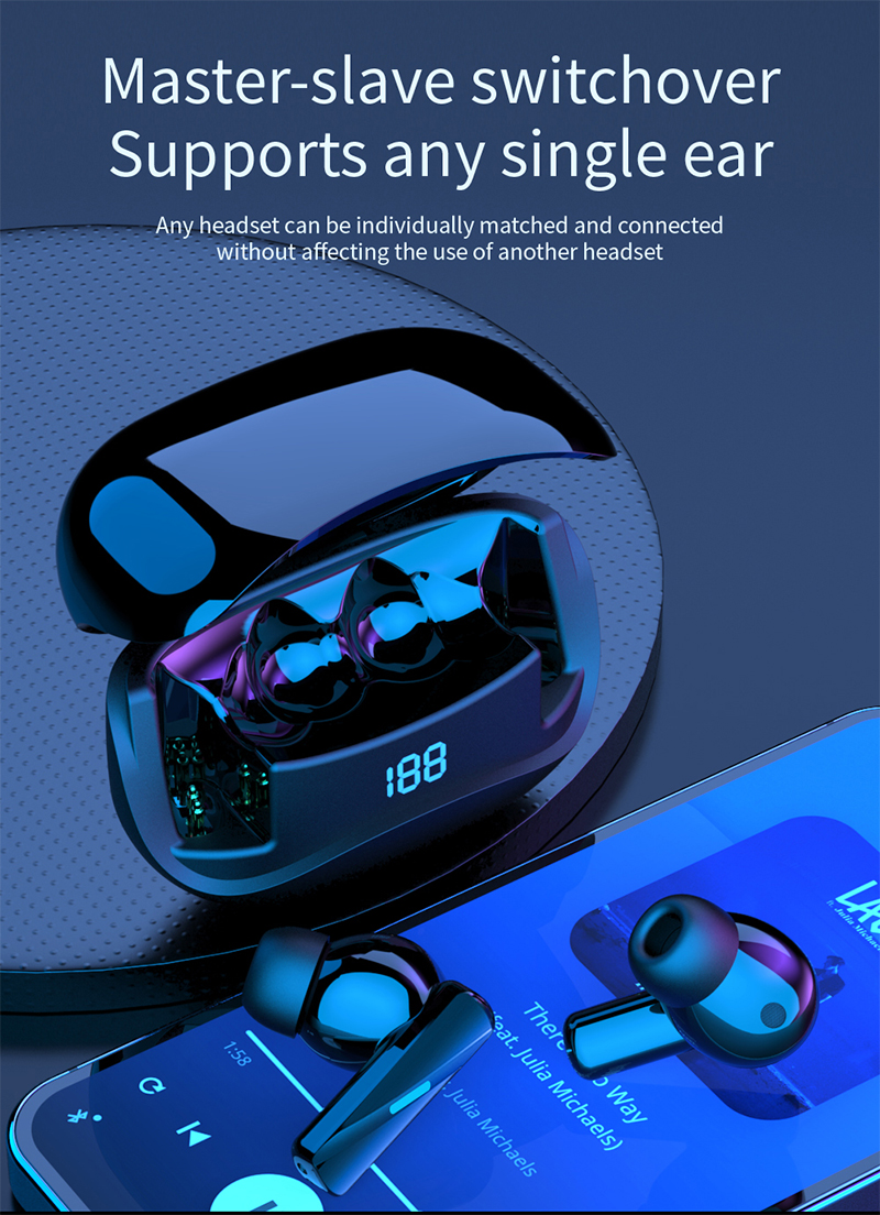 master-slave in-ear TWS Bluetooth earphones