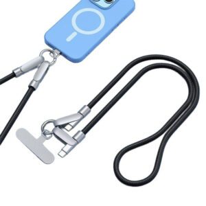 Strap lanyard charging cable