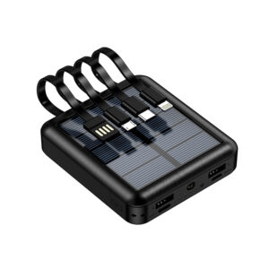 Mini Solar Power with Built-in Cable Power Bank