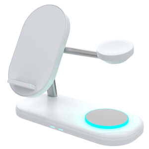 Multi power magnetic wireless charging 4-in-1 charger bracket