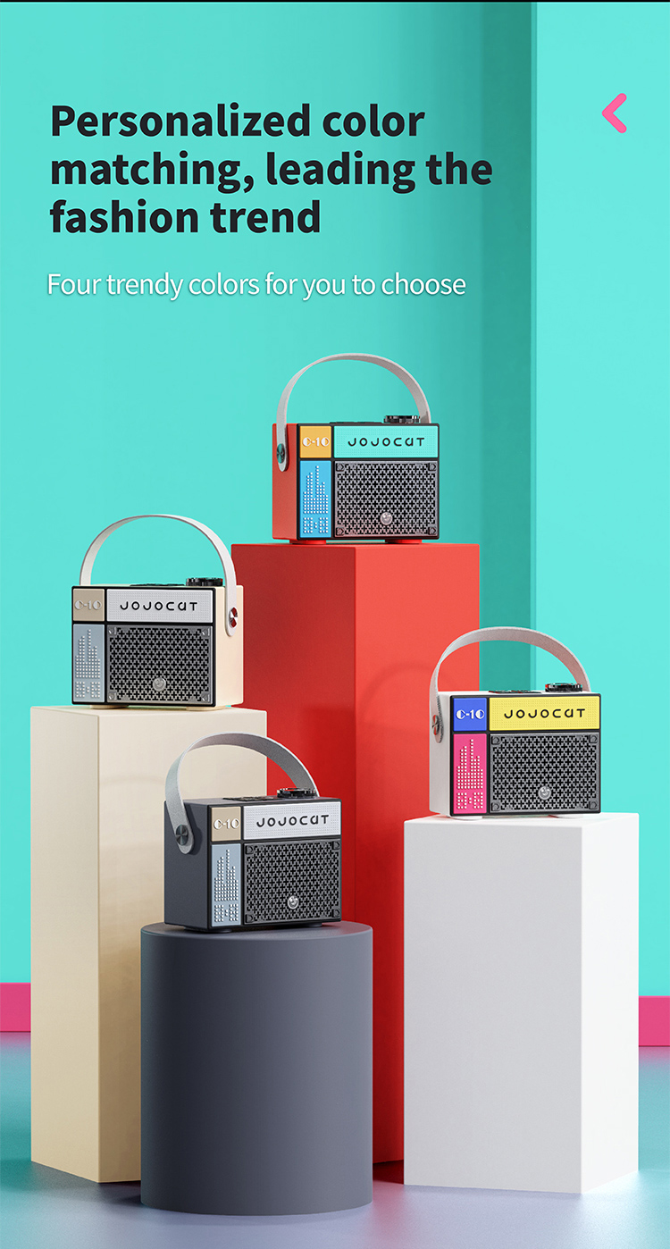 personalized color subwoofer stereo Bluetooth speaker