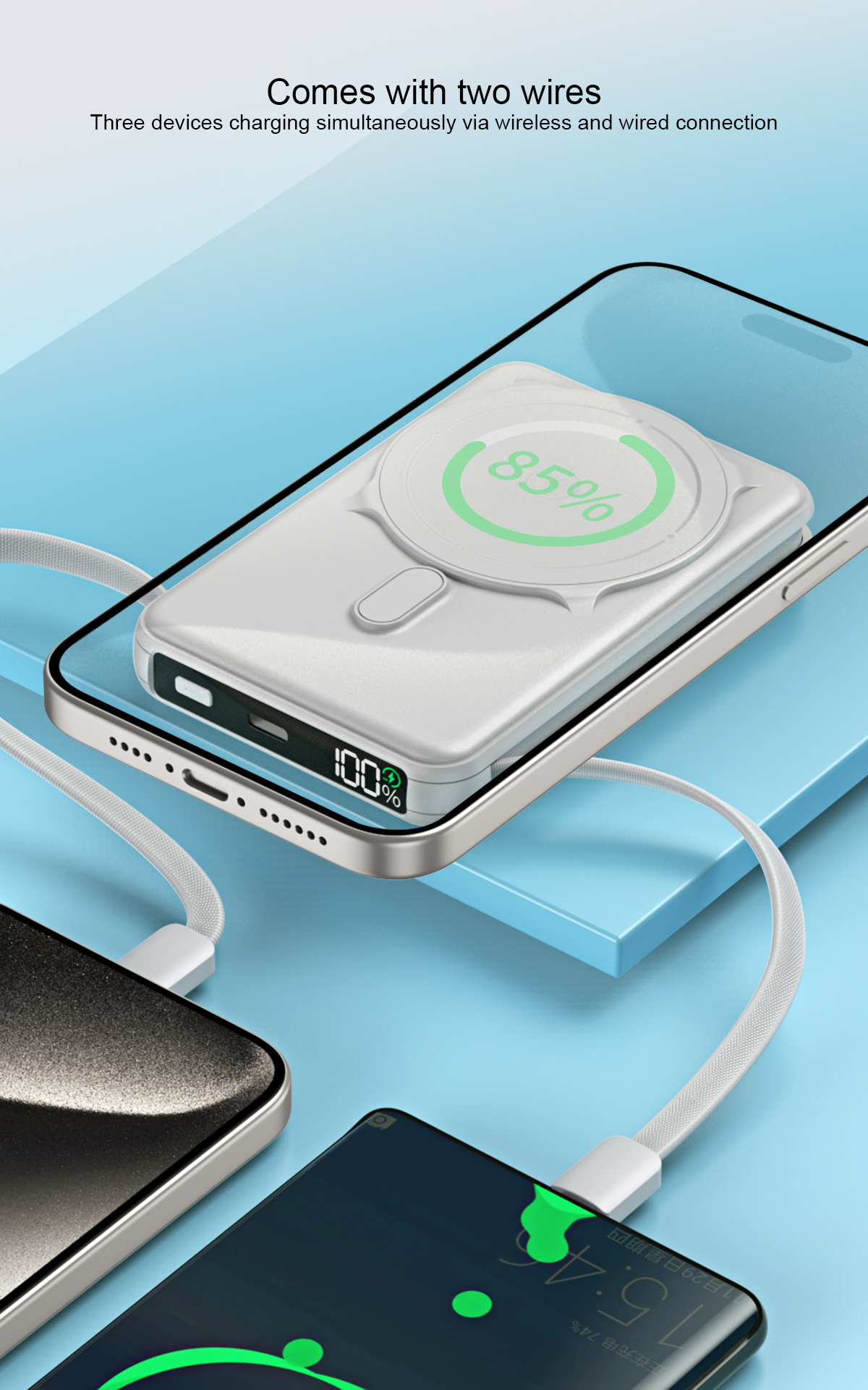 built-in magnetic power bank projects