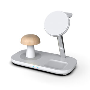 Mushroom night light wireless charging