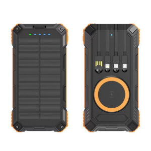 Solar wireless charging mobile power bank