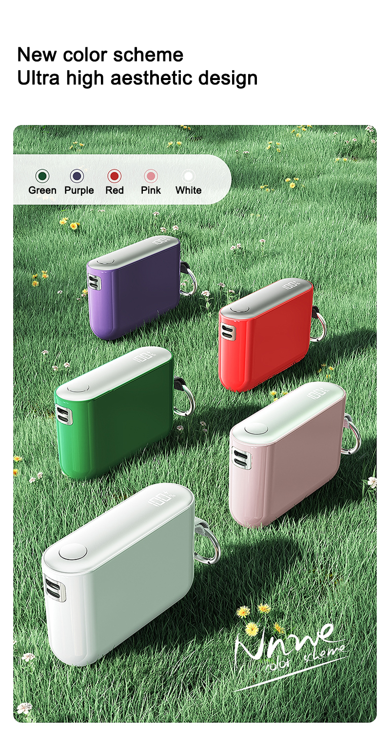 mini compact power bank custom colors