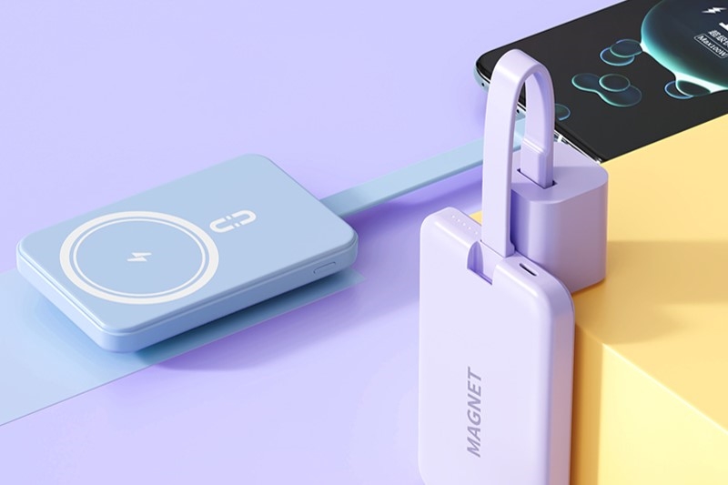 slim magnetic power banks