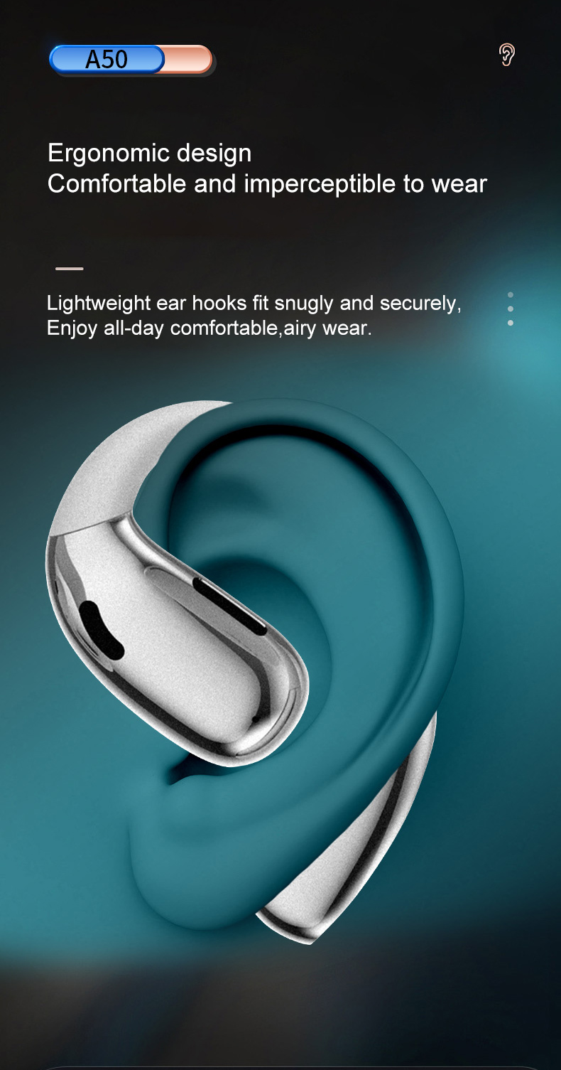 ergonomic design OWS wireless Bluetooth earphones