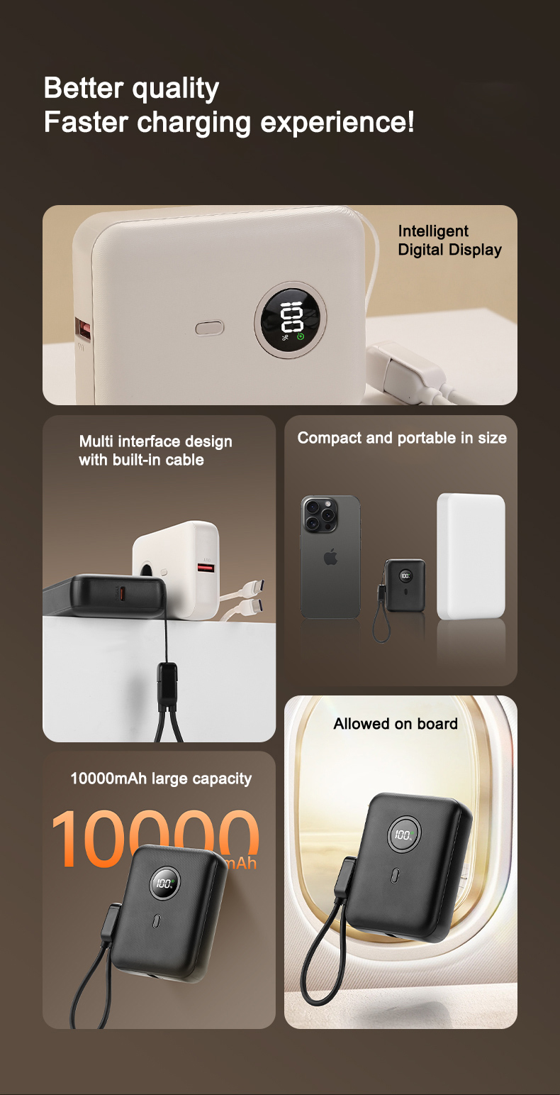 30W fast charging power bank