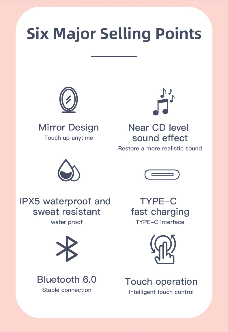 six major selling points in wireless Bluetooth earphones