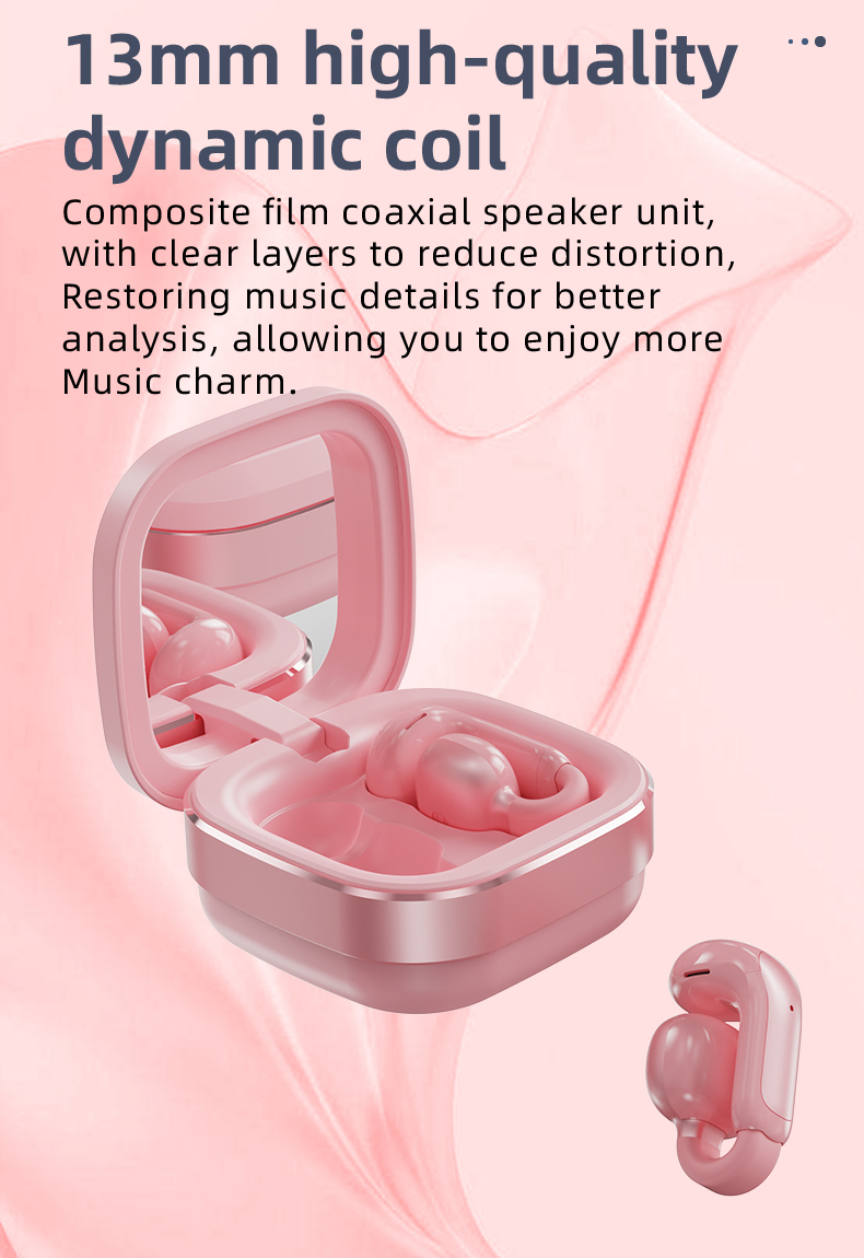 13mm dynamic coil in wireless Bluetooth earphones