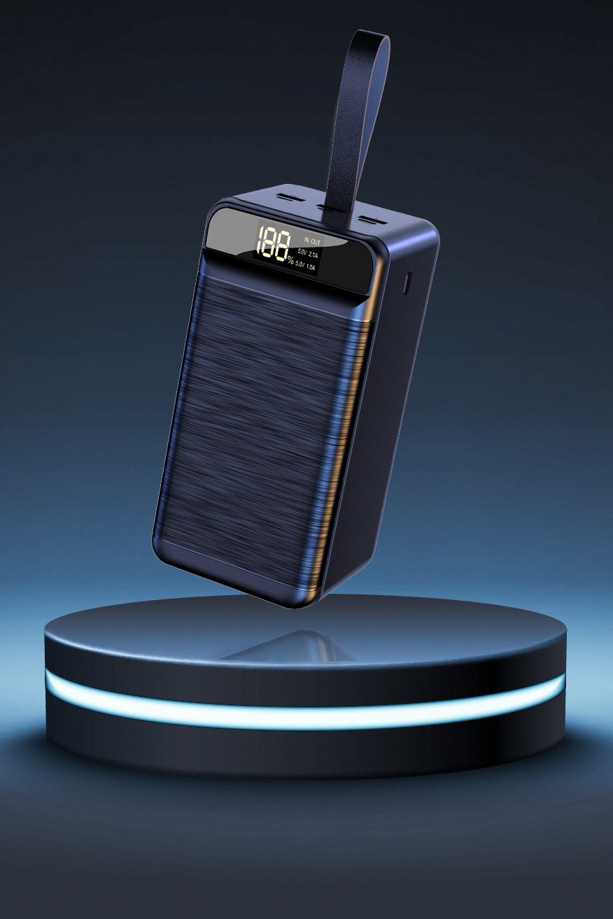 black custom 80000mAh mobile power bank