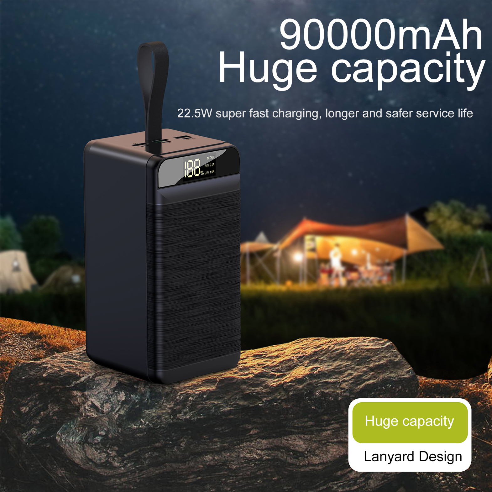 90000mAh mobile power banks