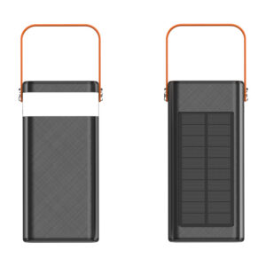 80000mAh Solar Detachable Dual-Line Mobile Power Bank