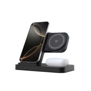 Multi functional three in one magnetic wireless charging