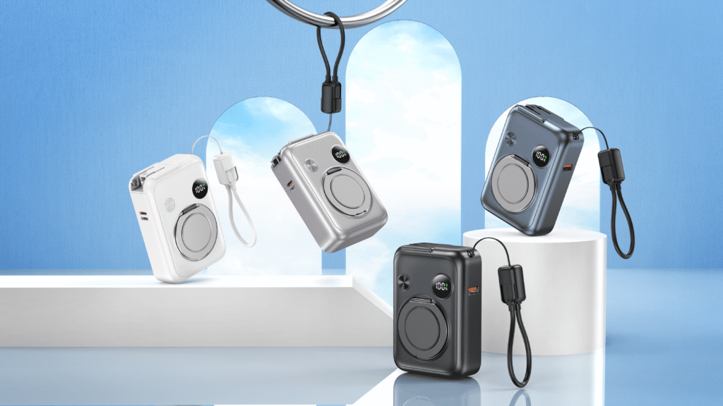 Heavy-Duty Power Bank with Integrated Strap