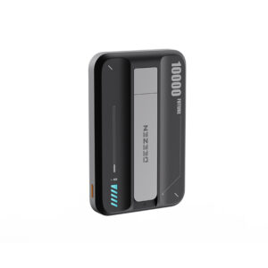 3 in1 10000mAh Ultrathin Magsafe Power bank with cables & stand