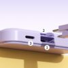 detachable built-in cable power bank