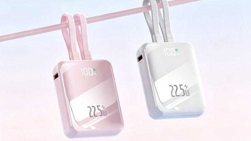 Built-In Cable Power Bank Integrated Dual Charger Guide