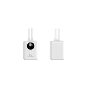 10000mAh 22.5W fast charging power bank with 2 data cables LED display
