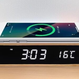 bamboo and wooden wireless charger