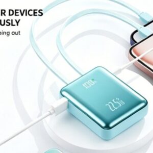 four devices simultaneous charging power bank