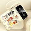 LED digital display screen power bank with built-in cable